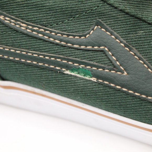 Lakai Green Tie Up Mens Skate/Boat Sneakers - Picture 6 of 9